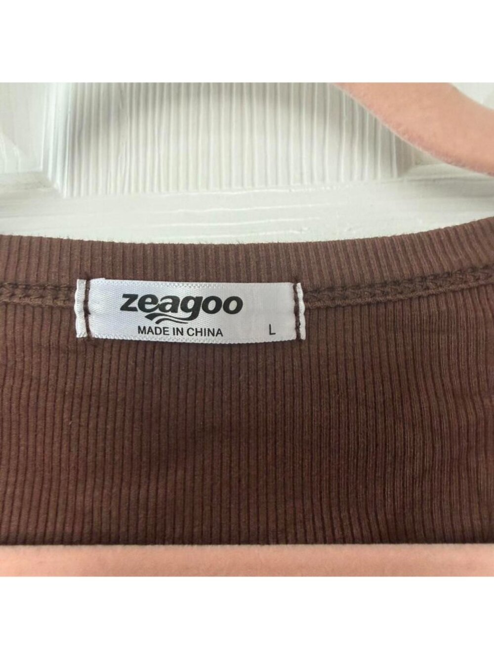 Brown Long Sleeve Top - Picture 2 of 5